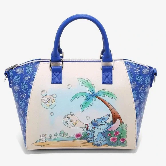 Loungefly Disney Lilo & Stitch Bubbles Satchel Bag - Picture 3 of 7